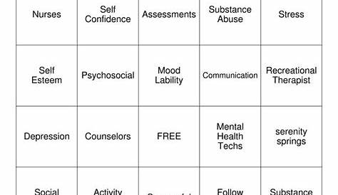 7 Best Images of Free Mental Health Worksheets Printable - Printable