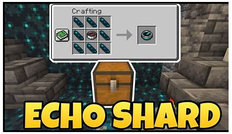 what does an echo shard do in minecraft
