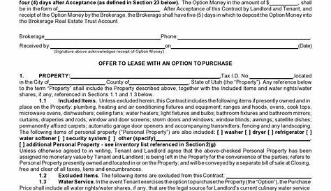 30 Free Rent To Own Contracts Templates ᐅ TemplateLab