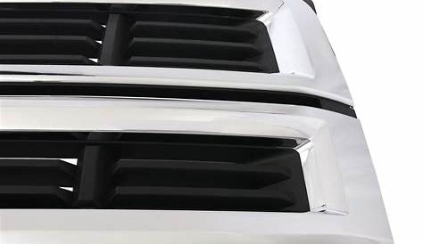For 2014-2015 Chevrolet Silverado 1500 Front Grille Chrome Surround