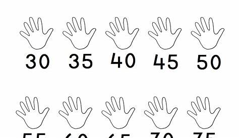 skip counting by 5s worksheets
