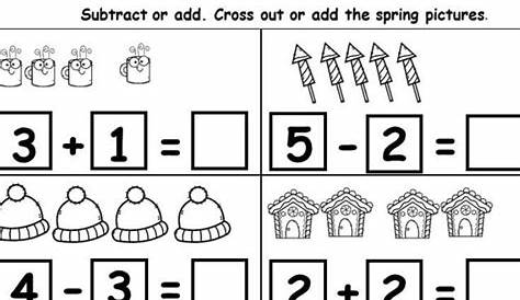 Printable Addition Worksheets For Kindergarten | Math addition