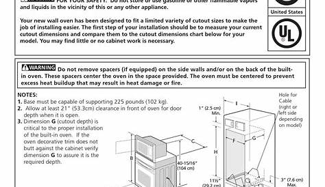 FRIGIDAIRE 318201534 MICROWAVE OVEN INSTALLATION INSTRUCTIONS MANUAL