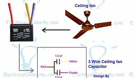 ac fan motor capacitor wiring diagram