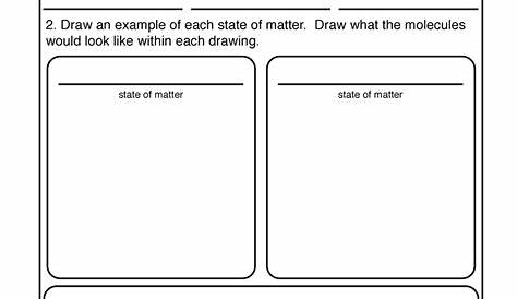 what is matter worksheet