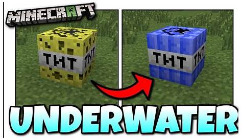 how to make water tnt in minecraft education edition
