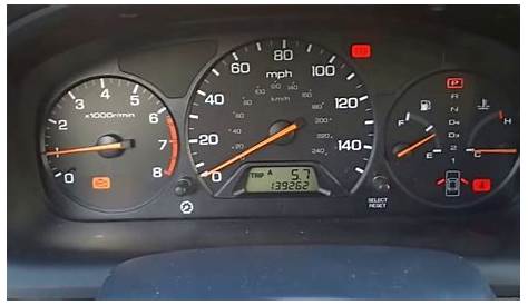 HOW TO: reset MAINTENANCE REQUIRED light on 2000 Honda Accord - YouTube