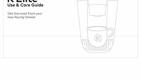 Keurig K Elite Single Serve Coffee Maker User Manual : Keurig K Elite