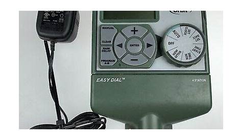 Orbit 4 Station Indoor Easy Dial Sprinkler Timer 57874 TESTED