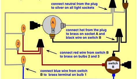 Lamp Switch Wiring Diagrams - Do-it-yourself-help.com