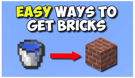 where to get bricks in minecraft