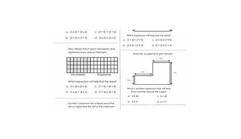 3rd Grade Common Core Worksheets for 3.MD.5, 3.MD.6, 3.MD.7 & 3.MD.8 by