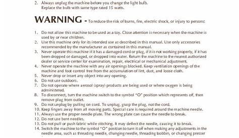 Brother XL_2600_2610_3500_3510 Sewing Machine Instruction Manual for