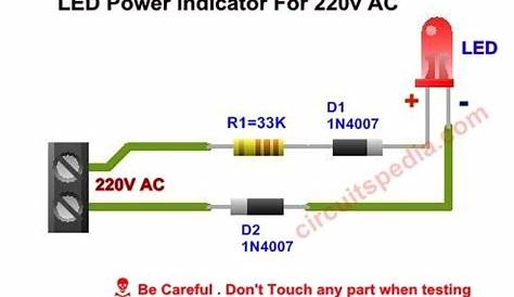 220v led circuit diagram