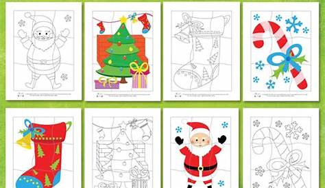 Printable Christmas Puzzles for Kids - itsybitsyfun.com