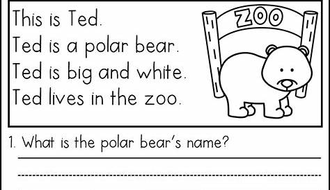 reading for preschoolers worksheets