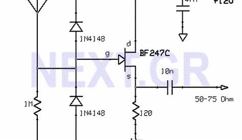Active Antenna Circuit for 10KHz to 100MHz - Electrical_Equipment