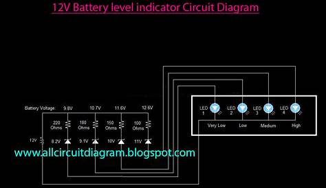 battery level indicator circuit diagram download