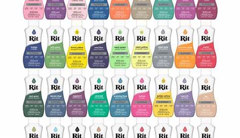 Rit Liquid Dye - 34 Colours to Choose From – Sew It