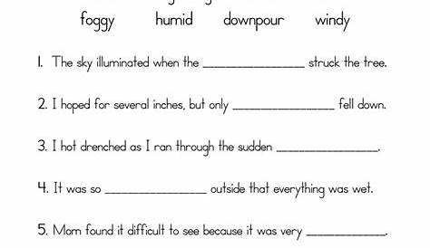 Weather Worksheets | Have Fun Teaching