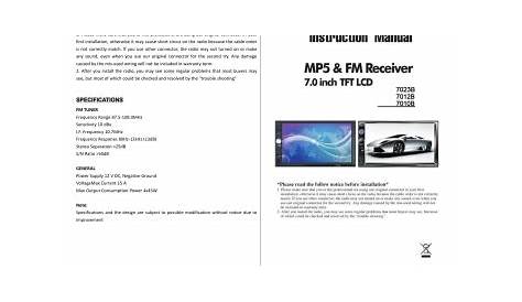 Hikity N2042A1UIS-C36 Car Stereo Receiver Installation Manual | Manualzz