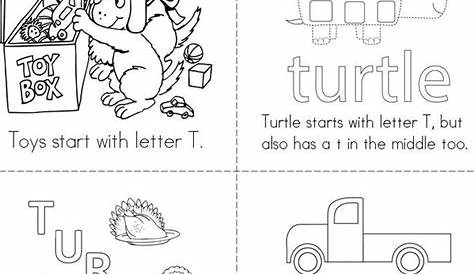 letter t book printable