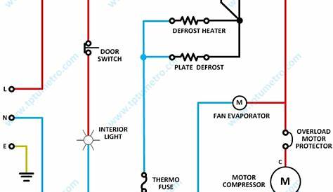 electrical circuit diagram of refrigerator