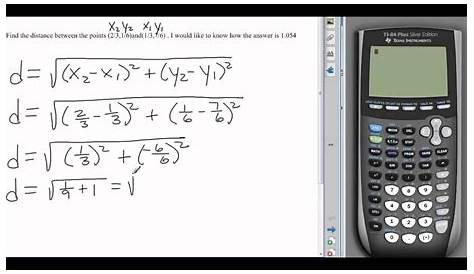 Distance Formula Calculator - Ispitna