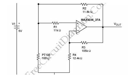 Analog Compensation Circuit for PT100 RTD Temperature Sensor