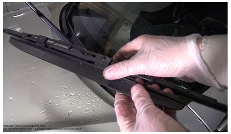 How to replace Toyota Camry windshield wipers years 2001 to 2015 - YouTube