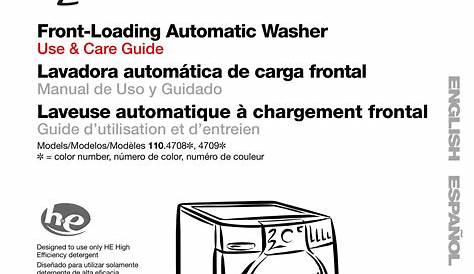 Kenmore ELITE HE5T Washer User Manual : Kenmore : Free Download, Borrow