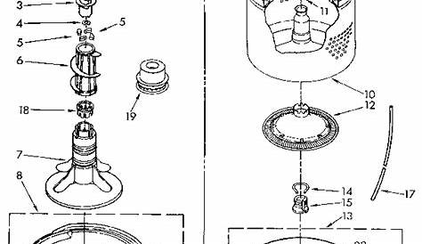 Kenmore 80 series washer parts diagram