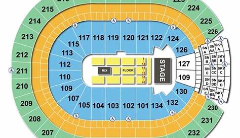 rogers arena concert seating map