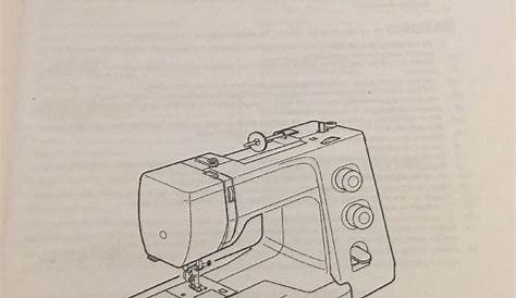 sewing machine instruction manual