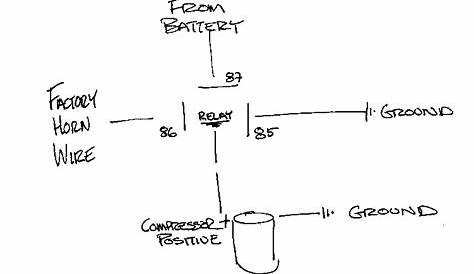 Air Horn Wiring Diagram With Relay - Wiring Diagram