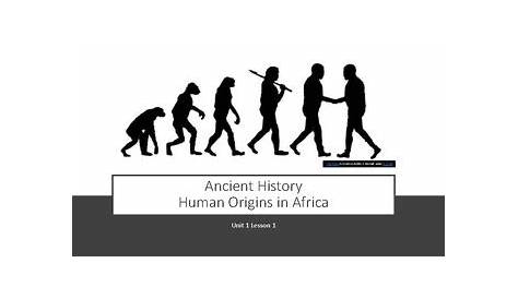 human origins in africa worksheet