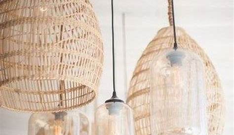 how to make hanging lamp at home