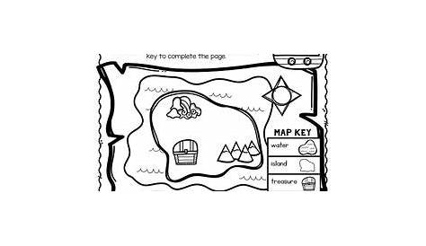 using a map key worksheets