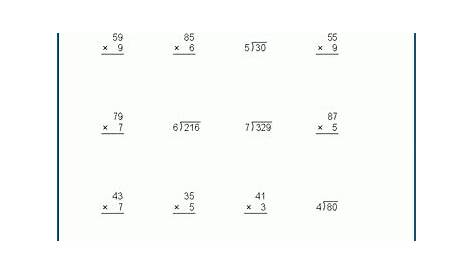 Mixed multiplication and division (2 digits) worksheets | K5 Learning