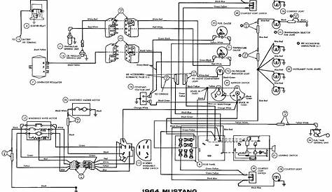 1966 Ford mustang dash wiring diagram