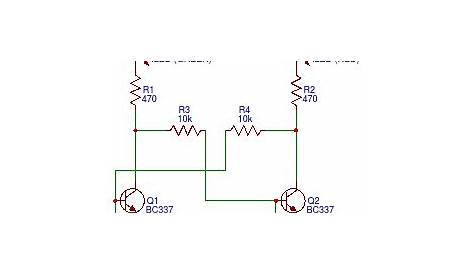 flip flop transistor schematic