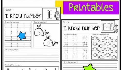 Free Number Practice Printables | Teaching math, Teaching kindergarten