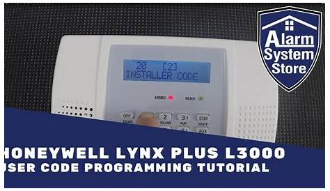 How to program Honeywell Lynx Plus L3000 user codes - Your guide to