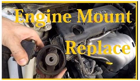 TOYOTA Camry Engine mount replace - YouTube