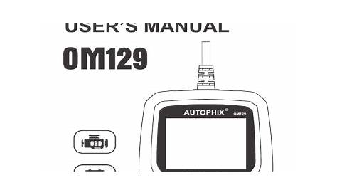 autophix om126 manual