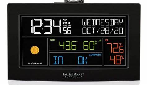 La Crosse Technology WiFi Projection Alarm Clock with Outdoor