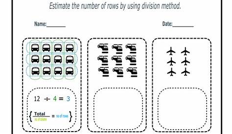 Free Printable Estimating Division worksheets [PDF] - Number Dyslexia