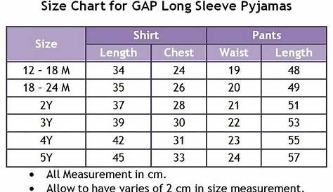 8 Photos Gap Kids Sizing Chart And Review - Alqu Blog