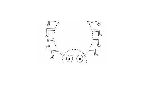 printable spider craft template