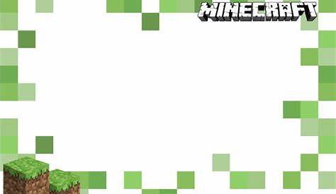 Free Printable) - Minecraft Birthday Party Kits Template intended for